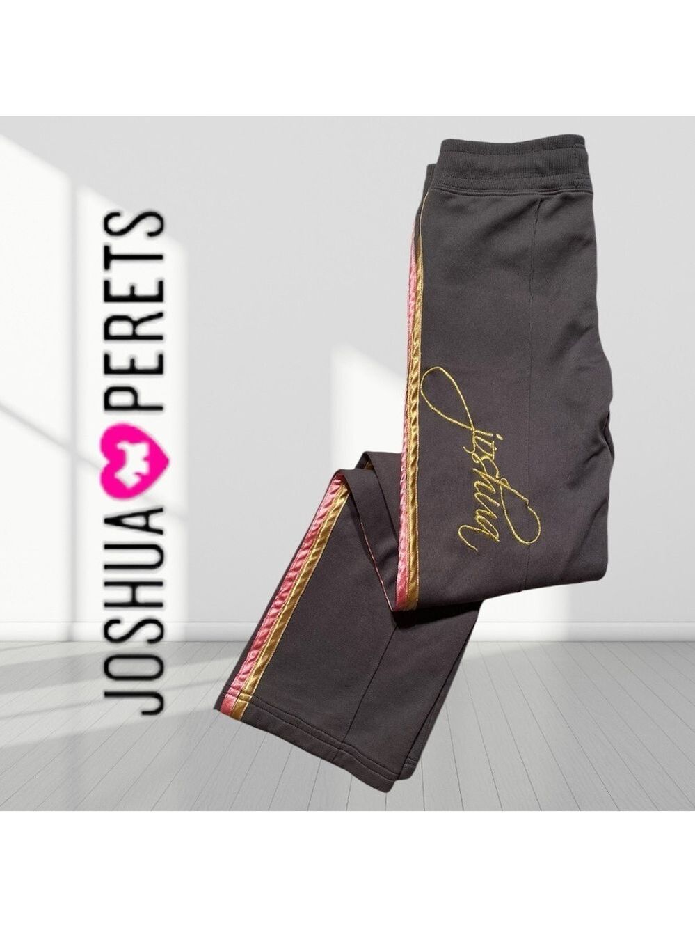 🌸3/$25🌸 -Joshua Perets Girl Drawstring Embroid Pants Size: Extra Small - Picture 3 of 10